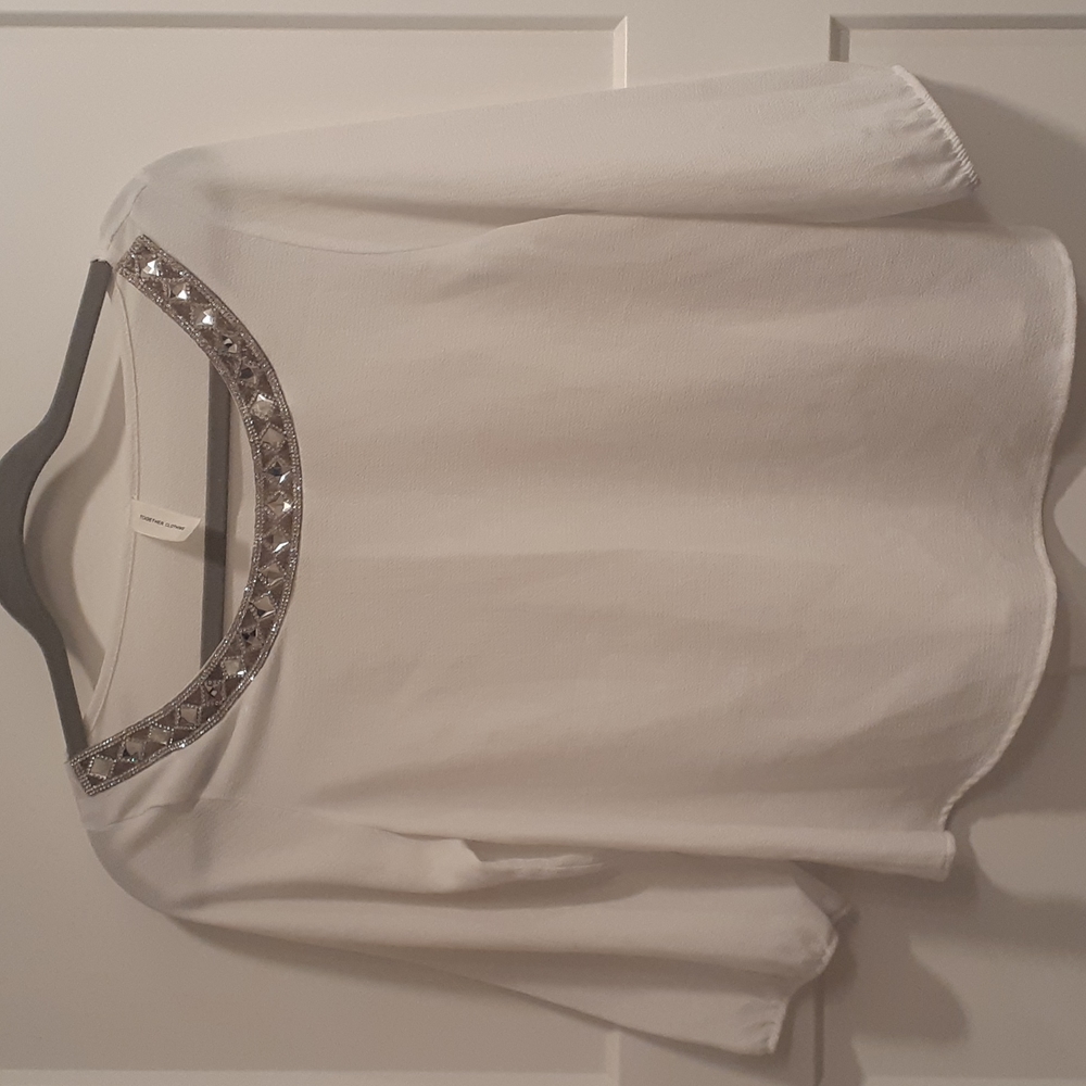 Together Clothing size M jewelled blouse